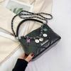 All-Match Chains Crossbody Bags PU Leather Soft Handle Small Handbags High-Grade Sense Shoulder Bag for Women