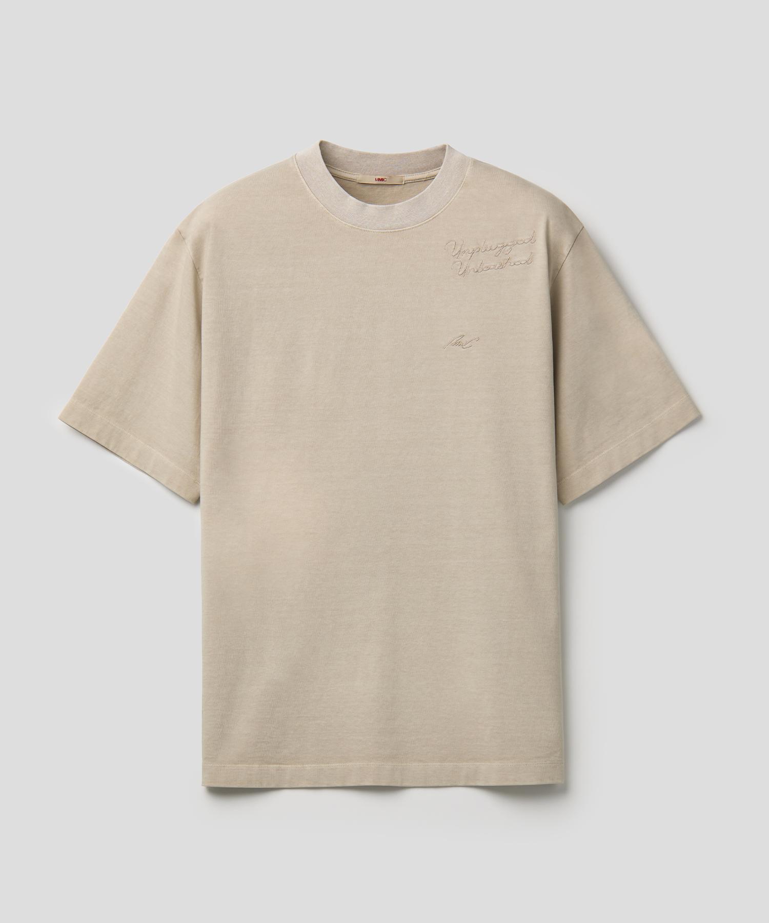 Mmic Unplugged T-Shirt Khaki Beige S