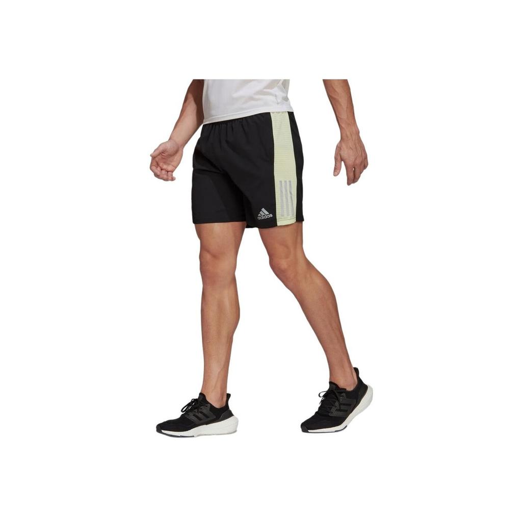 adidas Pantalones Cortos Deportivos Reflectantes con Bloque de Color para Hombre Pantalones Negros HE9259