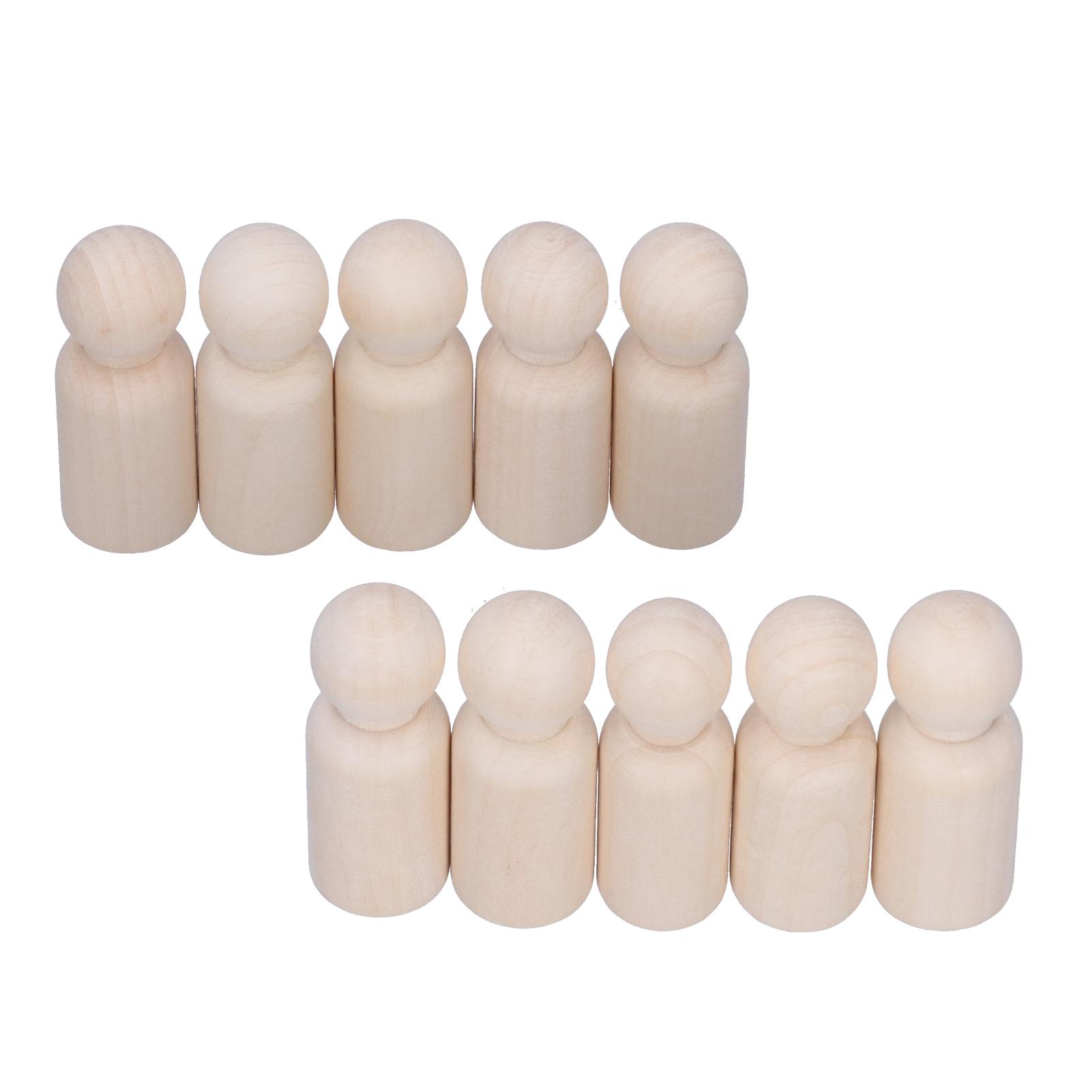 

10 шт. Деревянные фигурки на прищепках Детские раскрашенные граффити Деревянные куклы для детей DIY Искусство Ремесло ЖивописьМужской