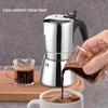 Italian Stainless Steel Espresso Moka Pot - High Pressure, Hand Drip, Electric Coffee Maker