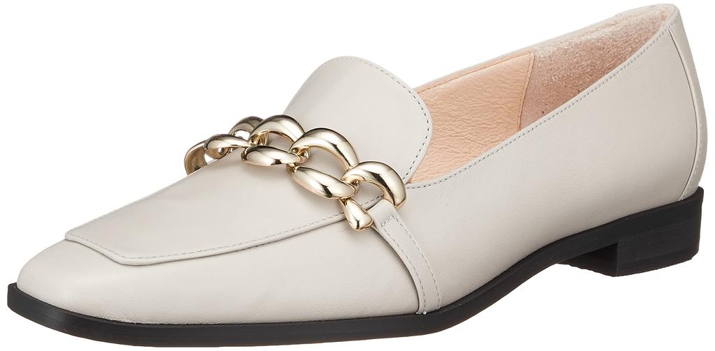 Carino CALF22011 Women's Loafers, Gray, Size 22.5 cm