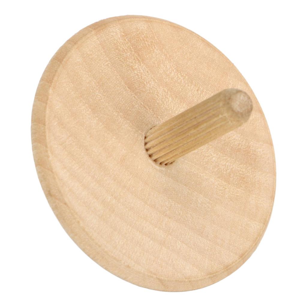 Wooden Top Craft Toy Rotating Wood Top Craft Gyroscopes Toy Gifts for DIY Kids Children Type A