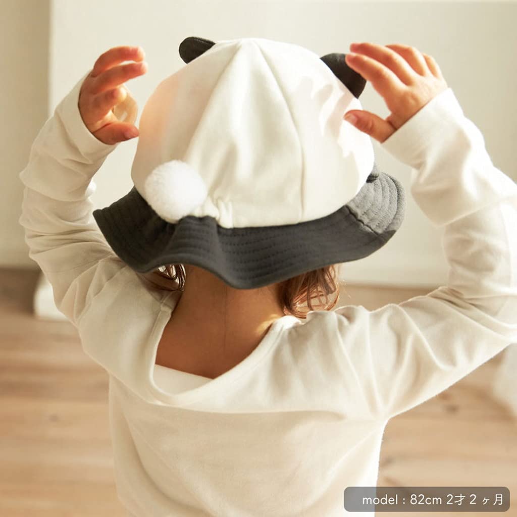 Baby Cute Hat with and Adjustable Animal Baby Sunshade [aboo] Hat, Hands, Ears, Tail, Size, Long-lasting, Design, Gift, (Panda)