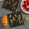 Ramadan Moon-Patterned Napkin Ramadan Gathering Tableware Eid Mubarak Kitchens Supplies Ramadan Festival Party DIY Decoration