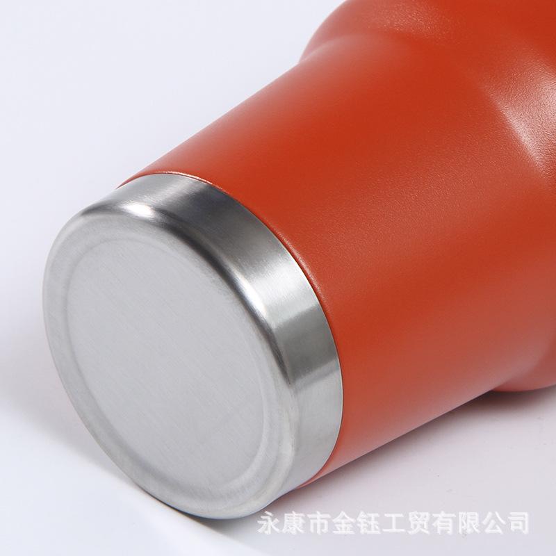 European And American 30Oz Car Cup Pro 304 Stainless Steel Vacuum Color Spray Belly Cup, Portable Car Cup