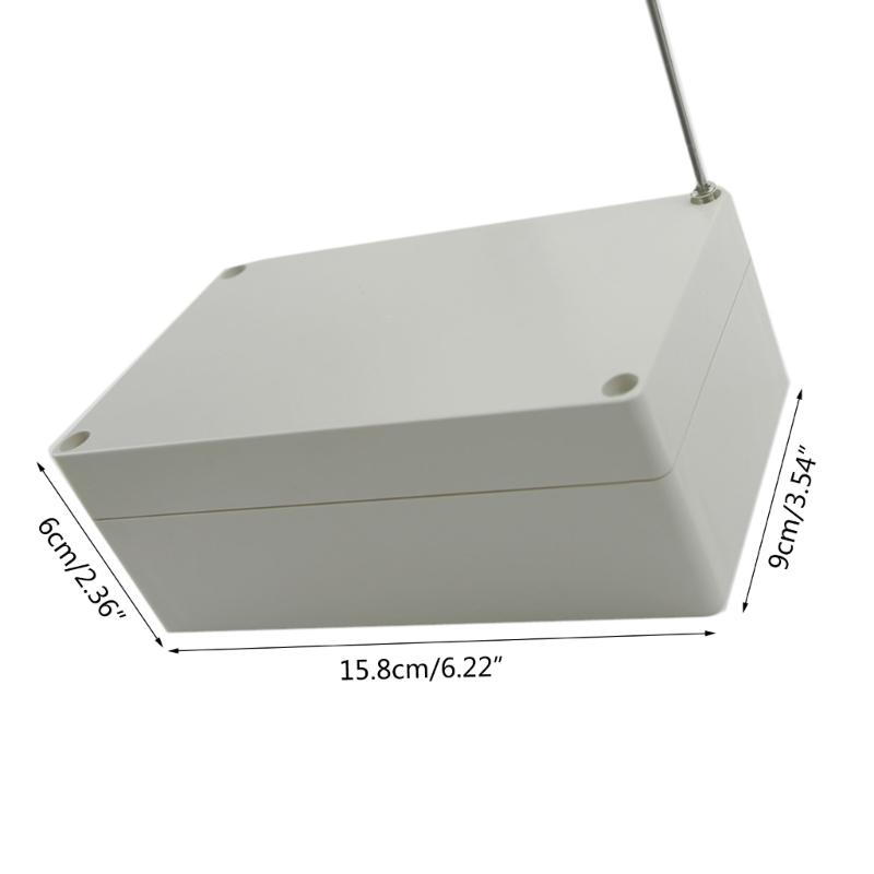 Plastic Junction Box Rectangle Electronic Project Instrument for Case DIY Preventive Box Power Enclosure Wear-resistant