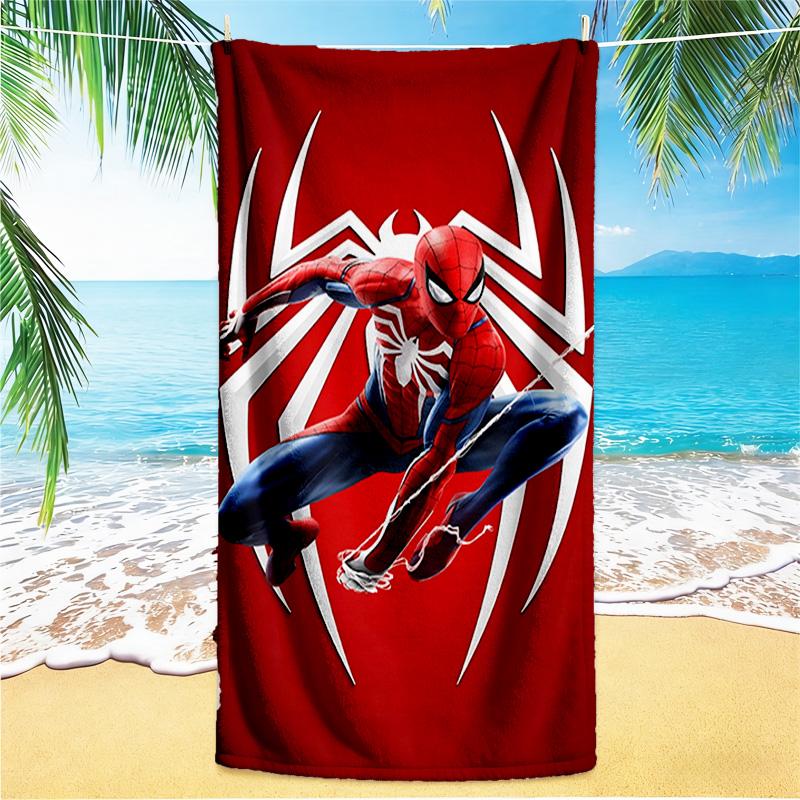 1pc Spiderman Action beach towel,quick drying absorbent beach towel,outdoor sports swimming beach towel,Soft and comfortable Y72832