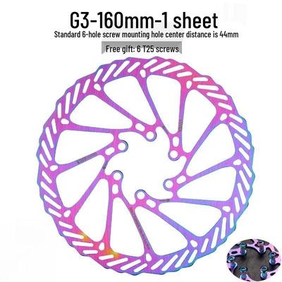 Li Shi Mountain Bike Colorful Hollow Brake Disc