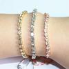 New Zircon Pull Bracelet Round Drill  Chain  Hot Female Bracelet