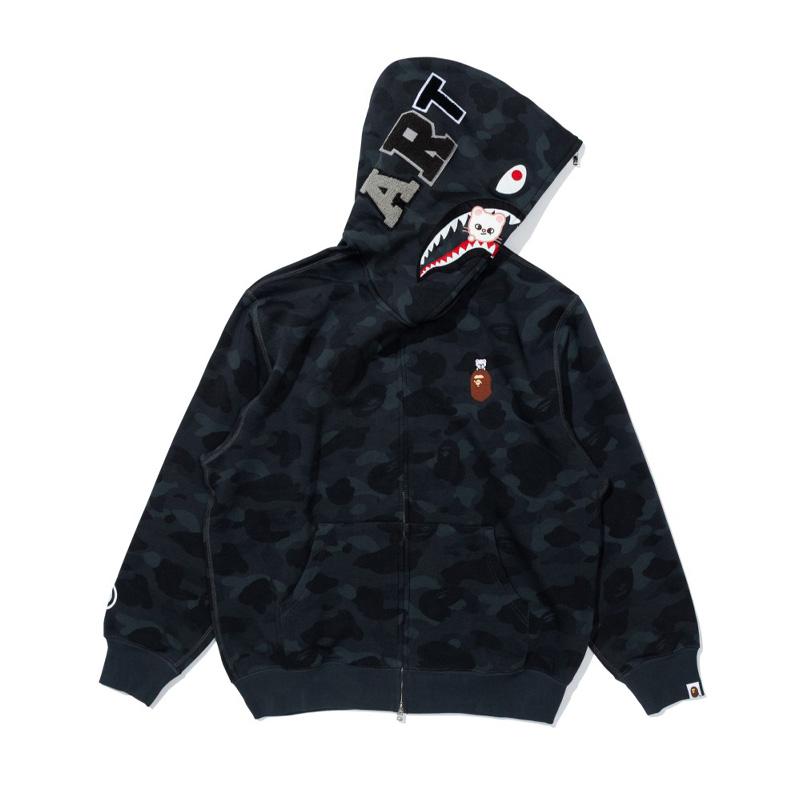 [PRE ORDER] STRAY KIDS × BAPE – Jiniret SHARK FULL ZIP HOODIE (Hyunjin Ver.)