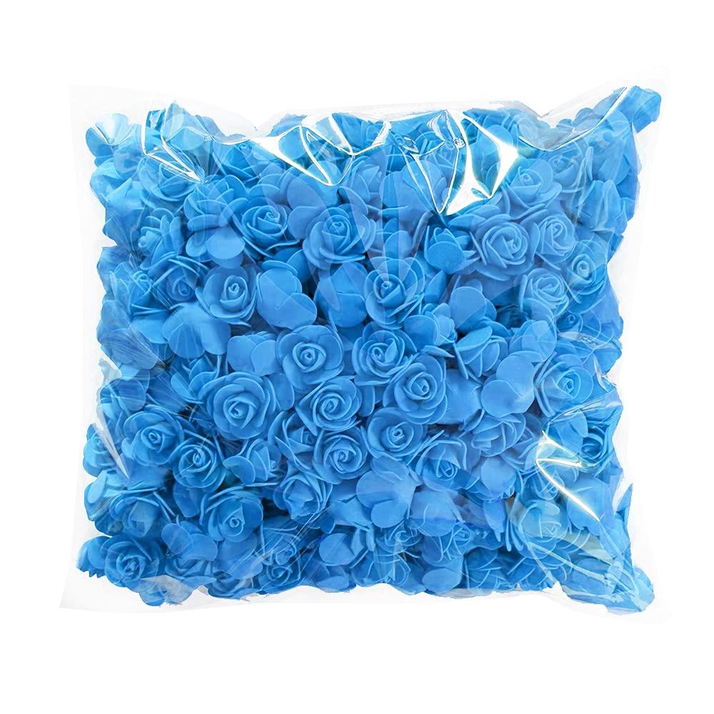 50pcs/Pack 3cm Foam Rose Heads Artificial Flower Teddy Bear Rose For Wedding Birthday Party Home Decor DIY Valentines Gifts