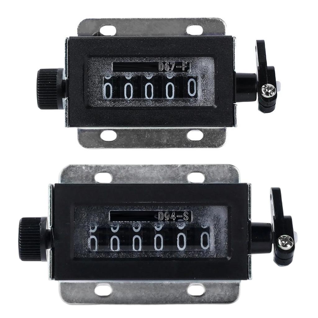 Resettable Hand Pull Strokes Clickers 5 Digit/6 Digit Manual Counter Hand Tally Counters Industrial Punch Counting Device