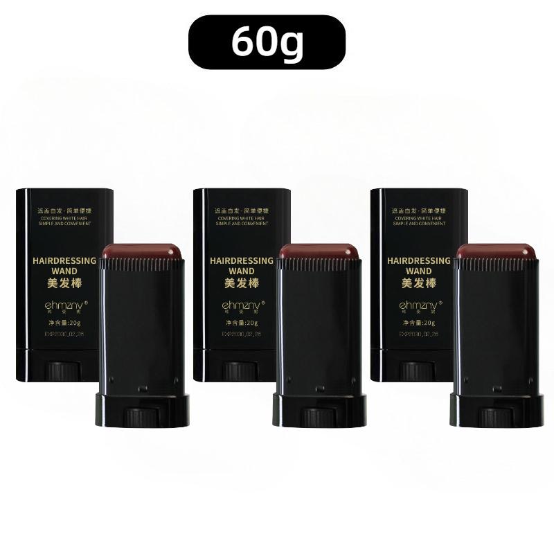 Hair Dye Stick with Comb 2 in1 Temporary Hair Coloring Covered White Hairs Long Lasting Hairline Pen Washable Black Brown Coffee
