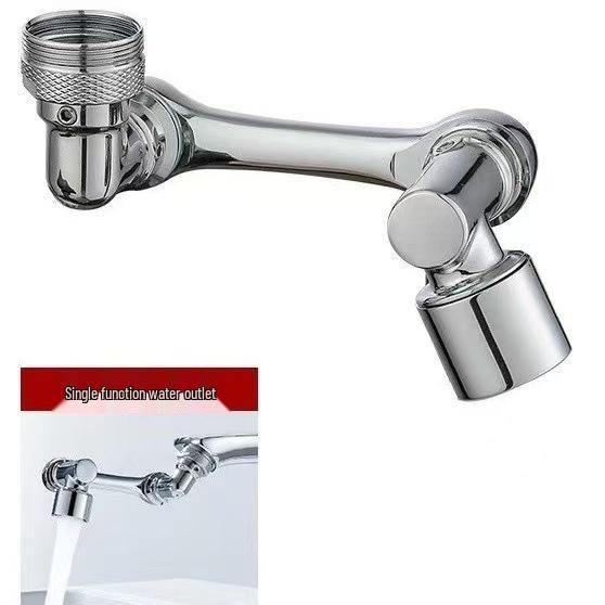 Universal Rotating Faucet Extender - Splash-Proof Aerator Adapter for Basins