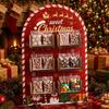 Santa Claus Storage Rack Xmas Tree Dim Sum Display Tray Festival Desktop Ornament  Christmas Party