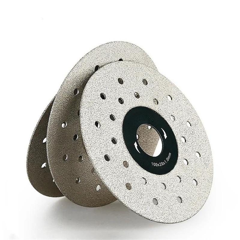 4" 100mm Diamant Trockenschnittscheibe Platten Porzellan Keramik Fliesen Marmor Dünne Trennscheiben für Marmormaschine, Winkelschleifer