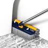 Floor Scrub Brush 3 In 1 Long Handle Removable Adjustable Wiper Broom Tools Tile Magic Squeegee Cleaning Kitchen Bathroom Brush