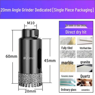 Jundingying Angle Grinder Ceramic Tile Drilling Bit