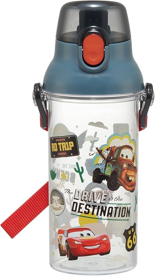 

Skater Water Disney Cars 24 Plastic Clear for Made in Bottle, 480ml, Design, Bottle, Kids, Japan, PSB5TR-A