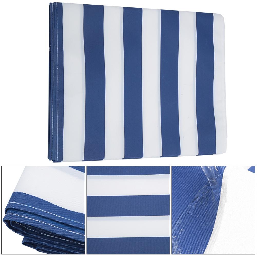 Oxford Cloth Teamwork Games Group Activity Fun Playing Run Mat for Kids Adults(blue white 6m)