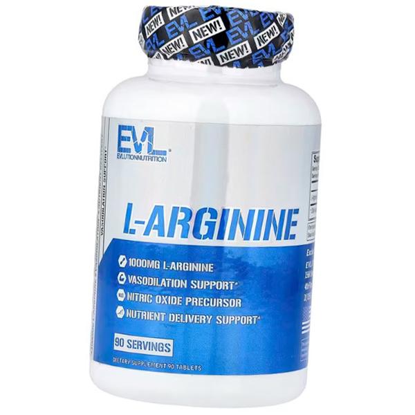 Arginine In Tablets, L-Arginine Tabs, Evlution Nutrition 90tab (27385012)
