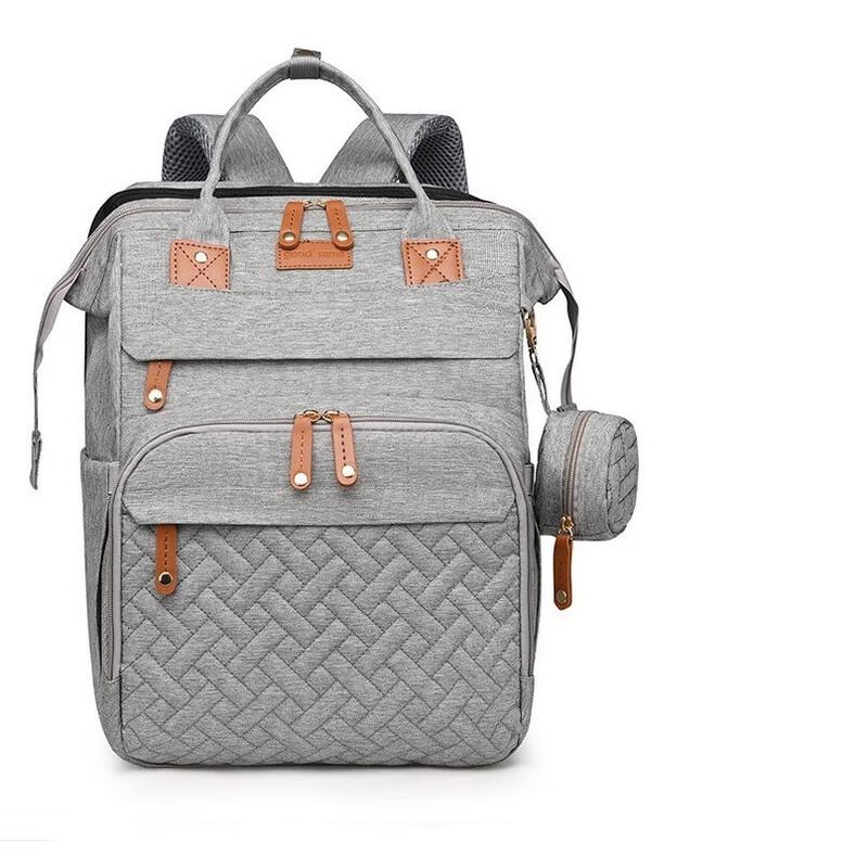 Lishin Multifunctional Portable Baby Diaper Bag Backpack with Sunshade