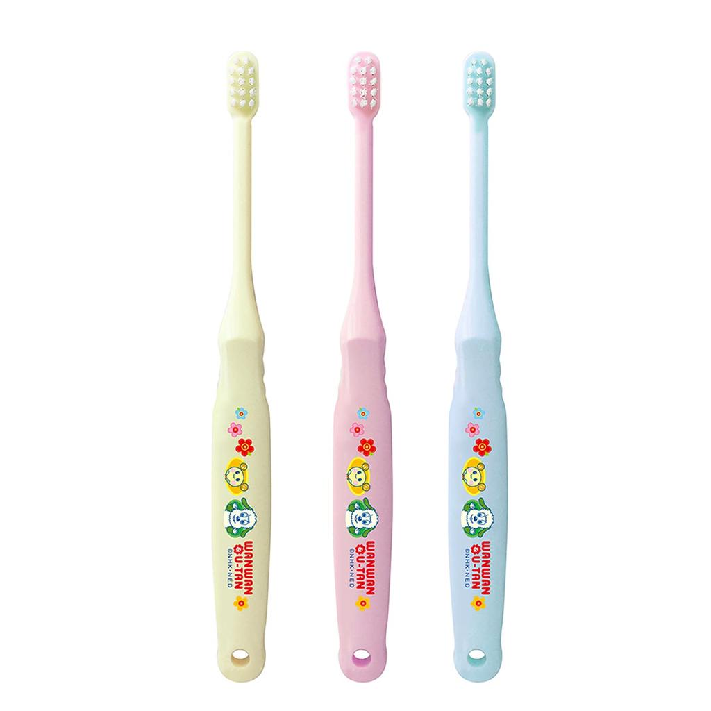 Ebisu Inai Inai Finishing Set of 3 Children's Toothbrush, Baa! Brush,