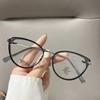 Anti Radiation Cat Eye Glasses for Women Men Aesthetic Glasses Replaceable Lens Eyeglasses Frames Retro Eyeglasses
