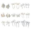 Chic Bowknot Pearls Shoe Charms Stylish Beaded Sneakers and Heels Hanging Decoration for Daily Wear Dates Parties