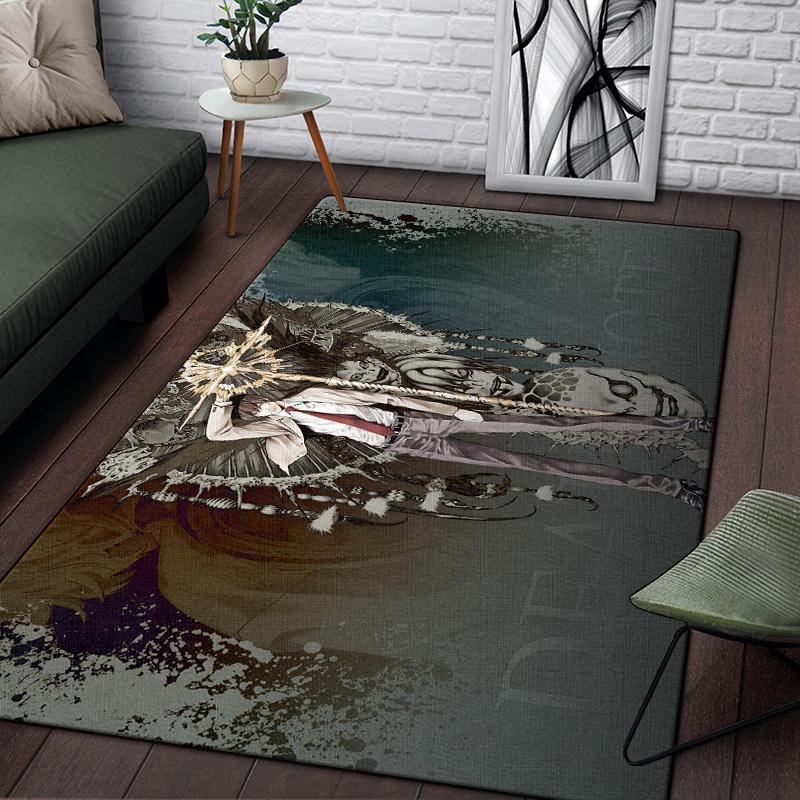 Death Note Comic Printed Carpet for Living Room Rugs Camping Stranger Things Picnic Mats Anti-Slip E-sports Rug Yoga Mat Gifts
