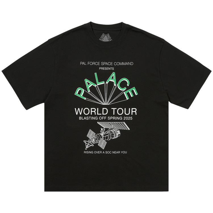 

Palace Футболка World Tour Черная Унисекс Топы P28TS061 M