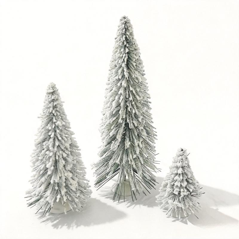 Mini Encryption Snow Frost Christmas Tree, Christmas New Year Party Home Table Ornaments Decorations Gifts,Xmas Supplies