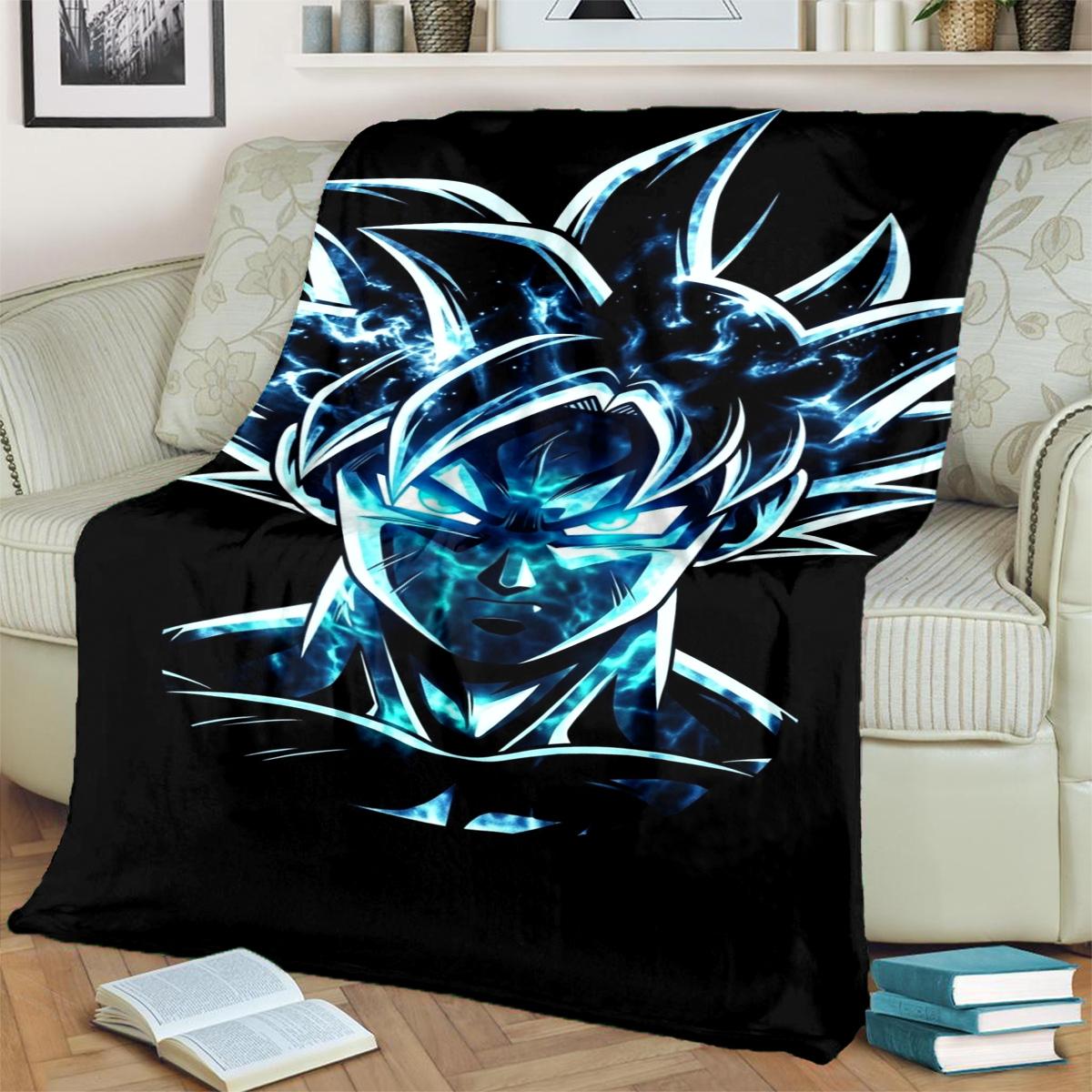 

Dragon Ball! Warm Flannel Print Blanket for Bedrooms, Sofas, Beds, Chairs, Picnics and Travel 75x90cm