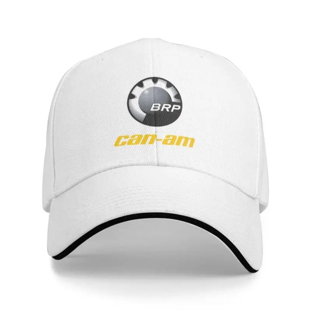 Cappellino da Baseball con Stampa Logo BRP Can Am Personalizzato Cappelli Sandwich Casual Estivi per Uomo Donna Sport all'Aperto Cappello con Visiera Parasole Regolabile