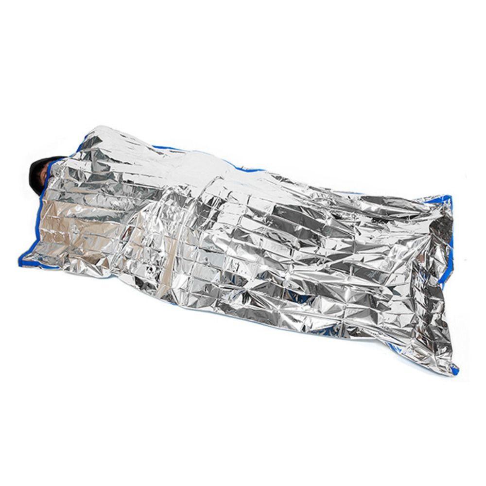 Portable Survival Sleeping Bag Waterproof Camouflage Camping Hiking Blanket Outdoor Tool