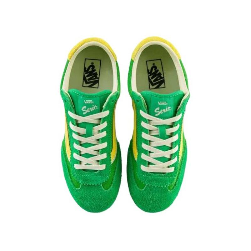 Vans Super Lowpro unisex stylish versatile low-top skate shoes green VN000E89GH5