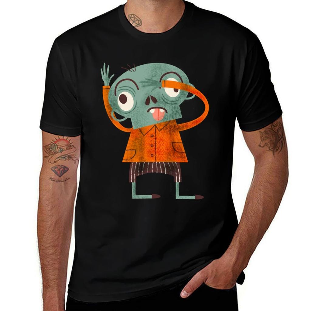 Zombie, Zombie, Zombie T-Shirt Basic Rundhals Kurzarm Top