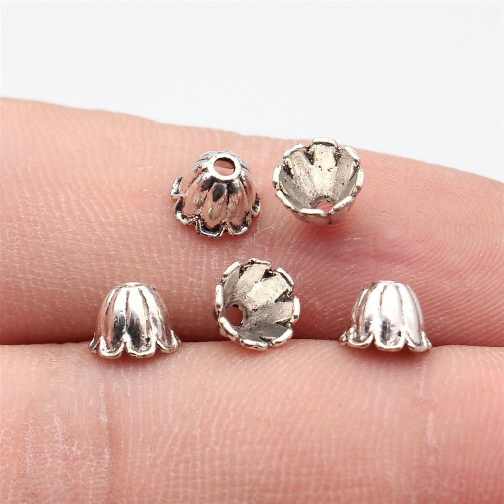 Small Bead Cap Spacer End Caps Antique Bronze Zinc Alloy Jewelry Making Craft Part As DIY Bead Cap
