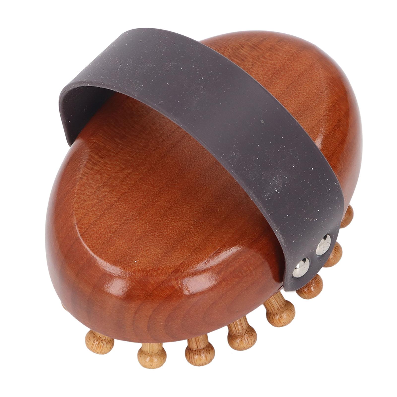 

Массажная щетка эргономичный дизайн портативная твердая деревянная ручная массажная щетка для тела для дома