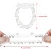 10 Pcs Stretch Wedding Pearl Wristband Wrist DIY Decor Corsage Bracelet Corsage Wristlet Band  Bride