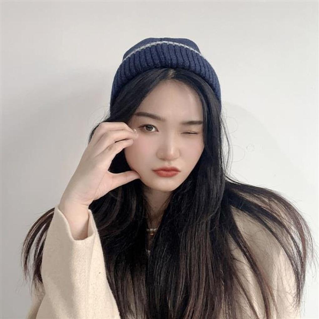 Seven Day Fleece Knit Beanie (Navy)