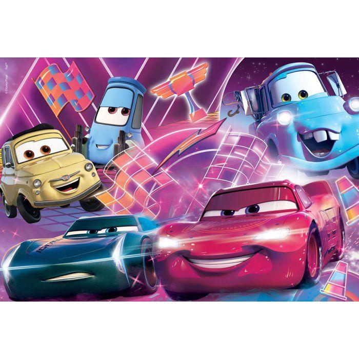 Puzzle MaxiFloor double face - Cars - LISCIANIGIOCHI - 2 x 60 pièces - Dès 4 ans