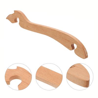 Oven Pulls Stick Toaster Rack Pullers Wooden S Curved Design Heat Resistant Anti-Scald Open-Mouth Design Baking Helper Stick