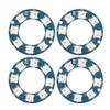 4Pcs LED Ring Lamp Board RGB Full Color 8pcs LED WS2812 5050 Chip for Decoration