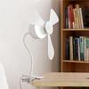 LED Eye-Protective Silent Clip Fan with Three-Speed Adjustment for Bedroom and Living Room