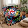 Rugby Antelope Stadium Theme blanket Lightweight Warm Flannel Blanket Decorative Throw Blanket for Home Decoration