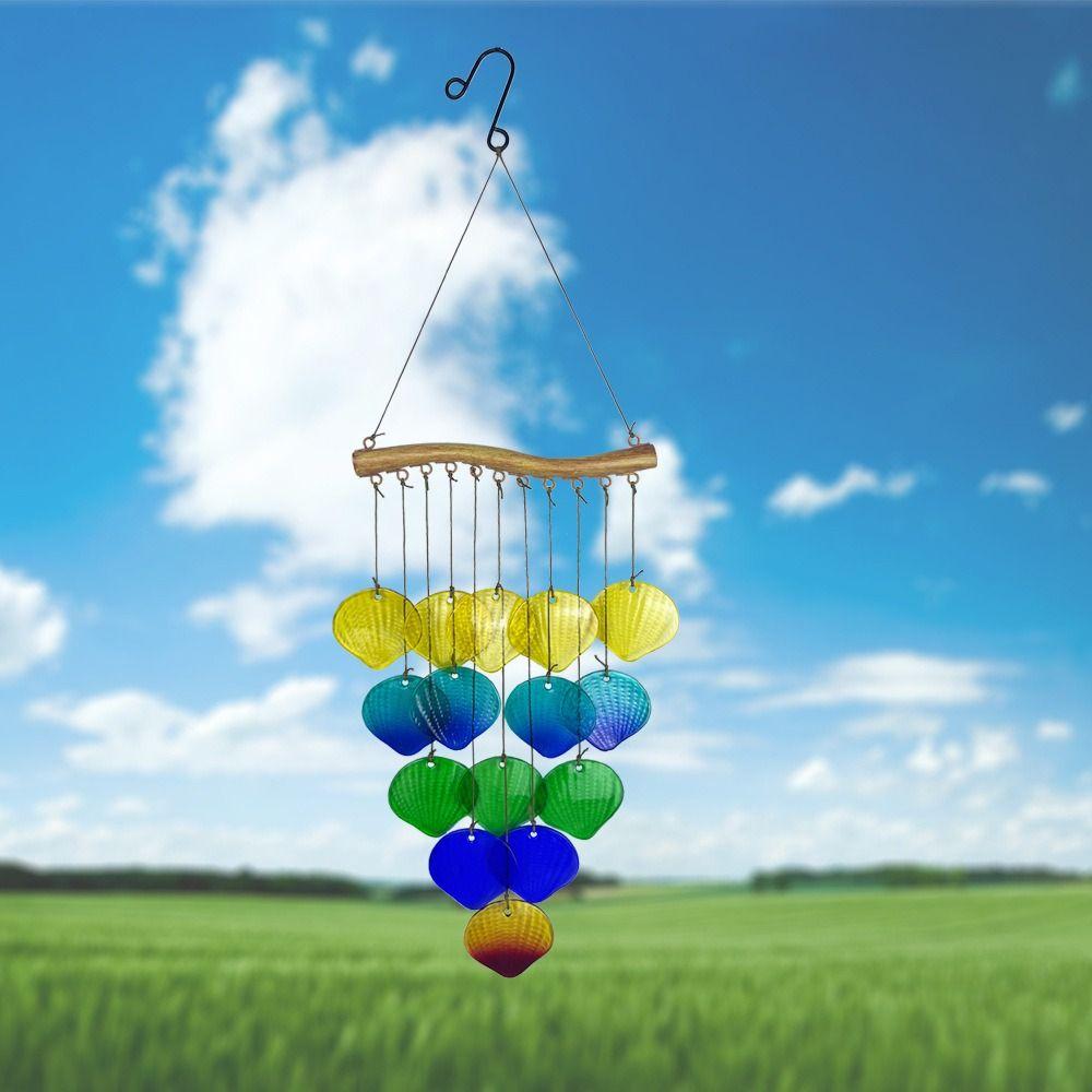 Colorful Wind Chime Iron Art Light Collection Pendant Crafts Sun Catcher  Windows