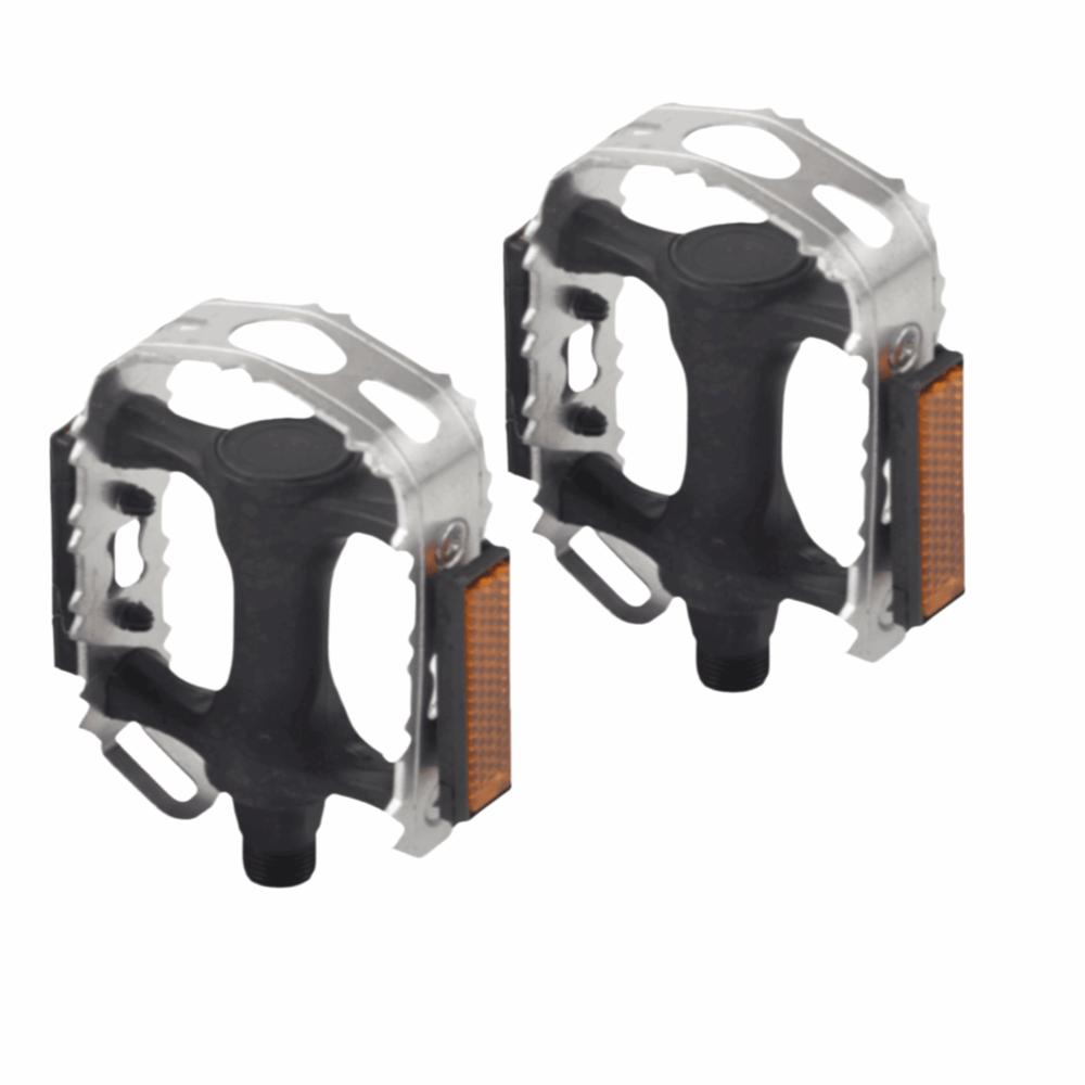 1 Pair Anti Skid Cycling Pedals Black Mountain Bike Pedals Durable Bike Pedals Bicycle Accessories