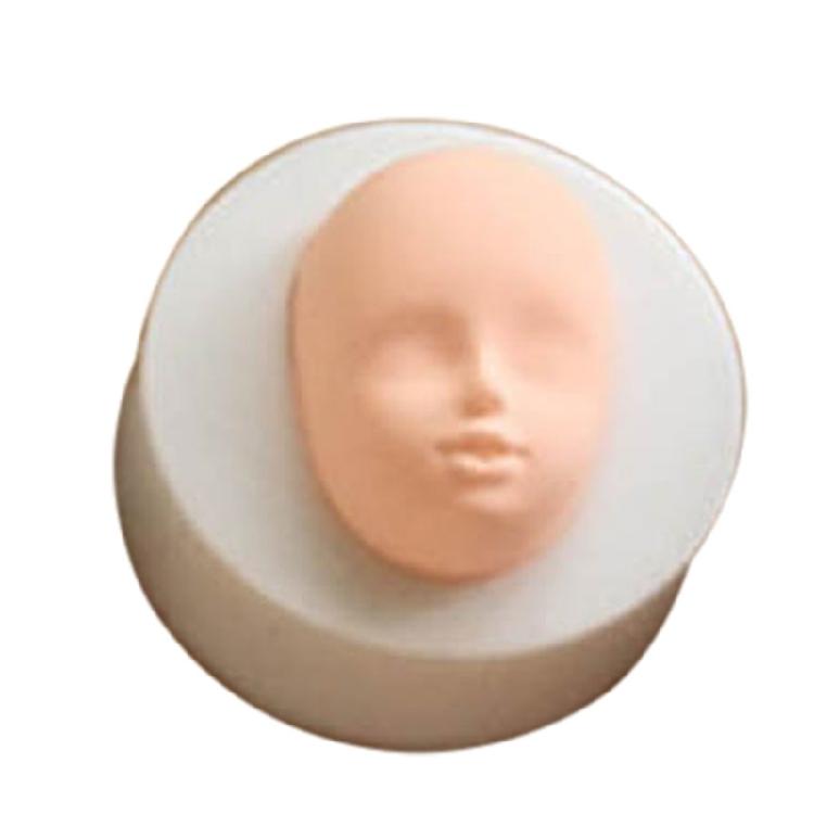 Dolls Head Face Mould, Silicone Baby Head Molds, Baby Shower Fondant Cake Mould